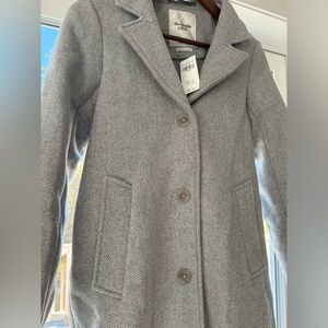 Abercrombie Wool Blend Dad Coat